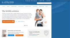 Desktop Screenshot of fertilitysolution.com
