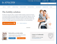 Tablet Screenshot of fertilitysolution.com